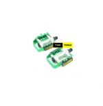 Aluminium Alloy and Steel Bicycle Pedals with Reflectors