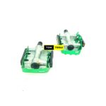 Aluminium Alloy and Steel Bicycle Pedals with Reflectors