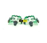 Aluminium Alloy and Steel Bicycle Pedals with Reflectors