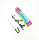 NTK 318 Anti Theft Brake Pedal Steering Lock for All Cars Heavy Duty Double Hook