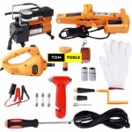 Automatic Electric Jack Package with Impact Wrench and Inflator