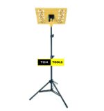Bamboo Top Foldable Tripod Music Book Stand with Bag