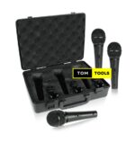 Behringer Ultravoice XM1800S Set of 3 Dynamic Cardioid Vocal and Instrument Microphones