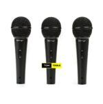 Behringer Ultravoice XM1800S Set of 3 Dynamic Cardioid Vocal and Instrument Microphones