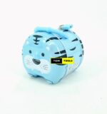 Decorative Cat Shaped Tin Piggy Bank with Padlock