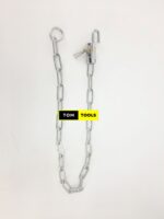 Case-Hardened Security Chain and Lock Chain Padlock