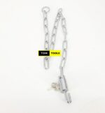 Case-Hardened Security Chain and Lock Chain Padlock