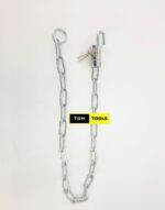 Case-Hardened Security Chain and Lock Chain Padlock