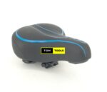Comfortable Bike Seat with LED Back Safety Light