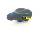 Comfortable Bike Seat with LED Back Safety Light
