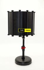 Compact Desktop Recording Studio Microphone Isolation Shield