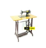 Complete Butterfly Sewing Machine with Machine Head, Stand, Accessories
