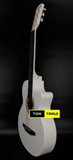 Cowboy Pearl White Concert Size 37 Inch Acoustic Guitar