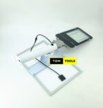DAT AT8600 100W Solar Street Light with Wall Mounting Pole, Bracket, Bolts