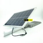 DAT AT8600 100W Solar Street Light with Wall Mounting Pole, Bracket, Bolts