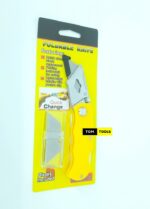Foldable Utility Box Cutter Knife with 5 Extra Blades Included