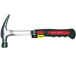 Forged Straight Claw Hammer with Rubber Handle