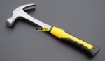 Forged Straight Claw Hammer with Rubber Handle