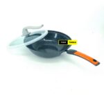 Large 12.6 inch Nonstick Multipurpose Wok and Stir Fry Pan