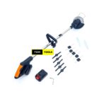 Lightweight Adjustable Cordless Brushcutter Weed Trimmer with Blades