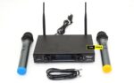 MAX DH-769 150 Meter Professional Dual Channel Uhf Wireless Microphone System