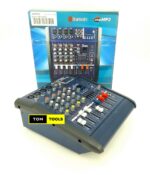 Max PMX402DU 4 Channel Powered Mixer Mixing Console Bluetooth, SD, MMC, USB, MP3 Player