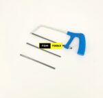Mini Hacksaw Plastic Handle and Steel Frame Junior Hacksaw with 2 Extra Blades