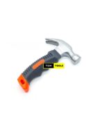 Mini Pocket Stubby Claw Hammer with Rubber Comfort Handle