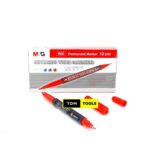 Red Twin Permanent Marker CD Markers 12PCS