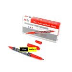 Red Twin Permanent Marker CD Markers 12PCS