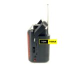 ST2421 Solar Rechargeable 3 Band Radio with Bluetooth, USB, TF Card, Torch