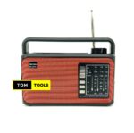 ST2421 Solar Rechargeable 3 Band Radio with Bluetooth, USB, TF Card, Torch