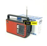 ST2421 Solar Rechargeable 3 Band Radio with Bluetooth, USB, TF Card, Torch