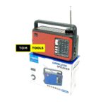 ST2421 Solar Rechargeable 3 Band Radio with Bluetooth, USB, TF Card, Torch