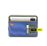 BLUE ST2421 Solar Rechargeable 3 Band Radio with Bluetooth, USB, TF Card
