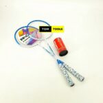 Badminton Set with 2 Rackets, 2 Shuttlecocks, Carry Bag