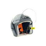 Open Face Motorcycle Helmet Retro Vintage Style