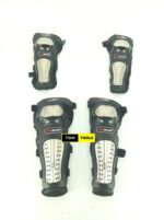 Pro Biker Alloy Steel Elbow, Knee, Shin Guard Protector
