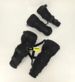 Pro Biker Alloy Steel Elbow, Knee, Shin Guard Protector