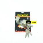 RIIVER 74mm Anti-Theft Monoblock Padlock with 4 Keys