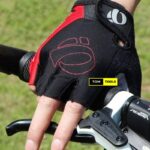 Red Size M Pearl Izumi Half Finger Padded Sports Cycling Gym Gloves