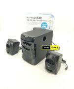 Royal Star RS908BT 2.1 Channel Multimedia Speaker Subwoofer System