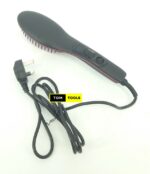 Simply Straight Ceramic Hair Straightening Brush With Temperature Display