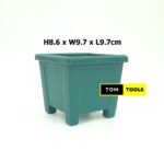 3PCS 480ml Square Planter Pots