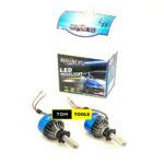 H3 50W 6000K 10000 Lumens LED Headlight Bulb Pair