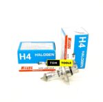 H4 100W Halogen Auto Lamp Bulb Pair