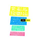 4PCS Numbers and Letters Stencil Set