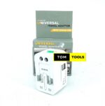 International Universal Travel Adapter with 1000mA USB Ports
