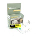 International Universal Travel Adapter with 1000mA USB Ports