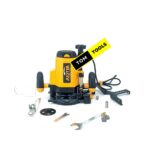 Juster J2012 2200W Electric Router with 12mm Collet and Adapters